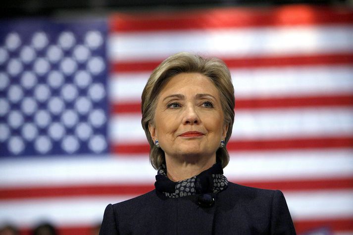 Hillary Clinton er óneitanlega vinsælust meðal fræga fólksins enda hefur hún verið lengi í bransanum.