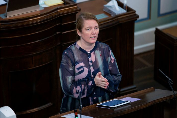 Albertína hefur setið á þingi fyrir Samfylkinguna síðan 2017.