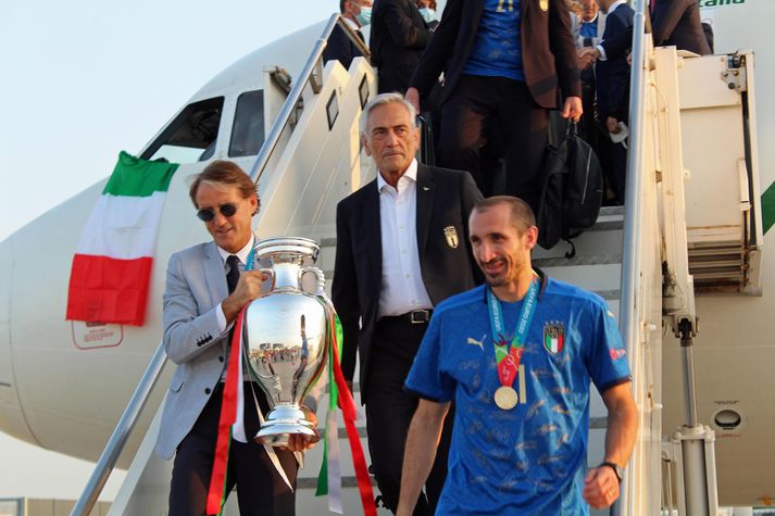 Roberto Mancini gerði Ítalíu að Evrópumeisturum fyrir fimm árum.