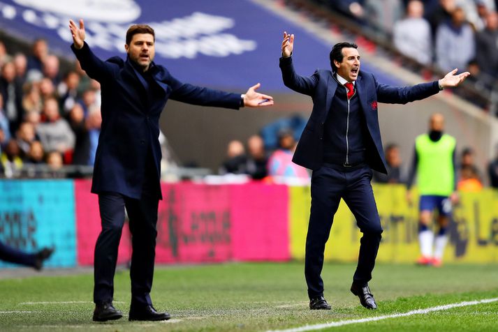 Unai Emery og Mauricio Pochettino