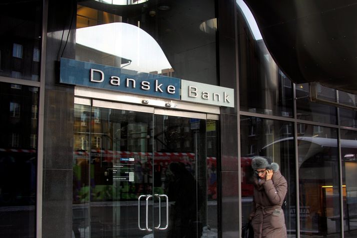 Útibú Danske bank í Tallin í Eistlandi. Bankinn hefur viðurkennt að hundruð milljarða hafi verið þvættaðir þar.