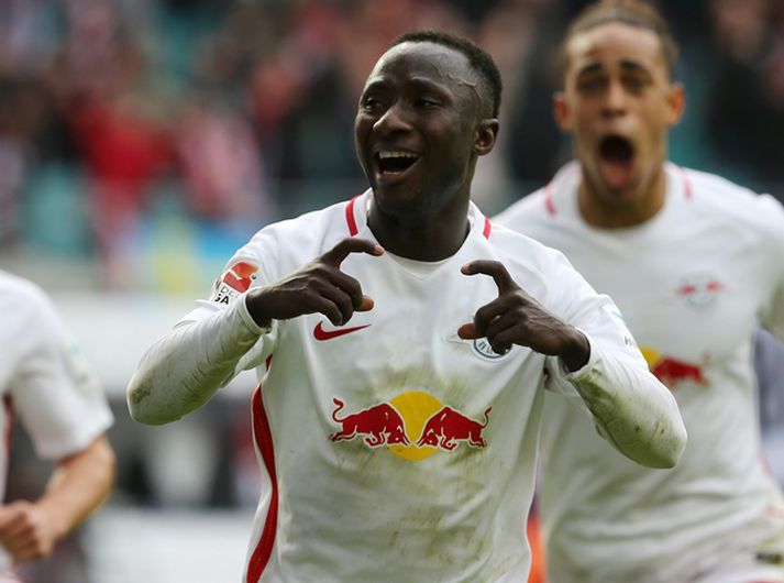 Naby Keïta vakti mikla athygli fyrir frammistöðu sína með RB Leipzig á síðasta tímabili.