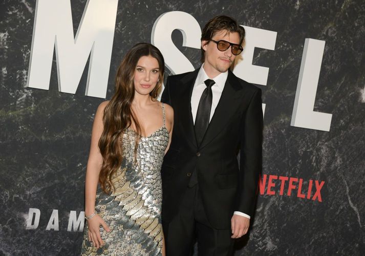Millie Bobby Brown og Jake Bongiovi eru ung og ástfangin. Og nú eru þau orðin hjón.