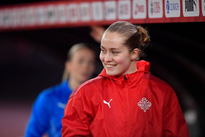 Fanney Inga Birkisdóttir varði mark meistara Häcken í dag, stærstan hluta leiksins.