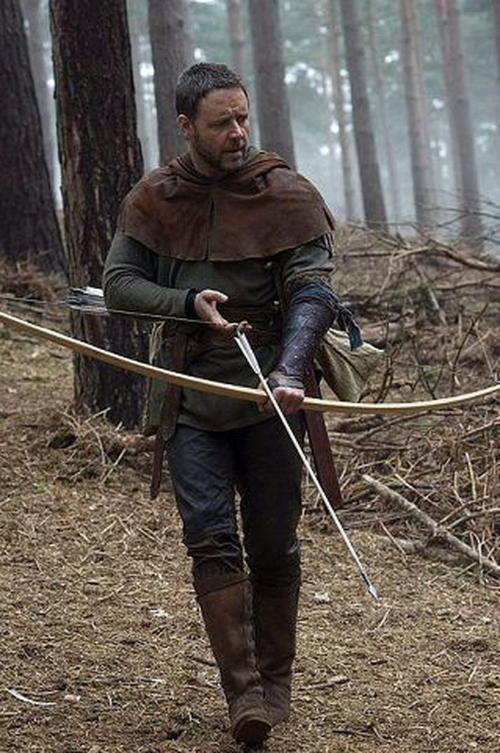 Russell Crowe er hinn nýi Hrói höttur.