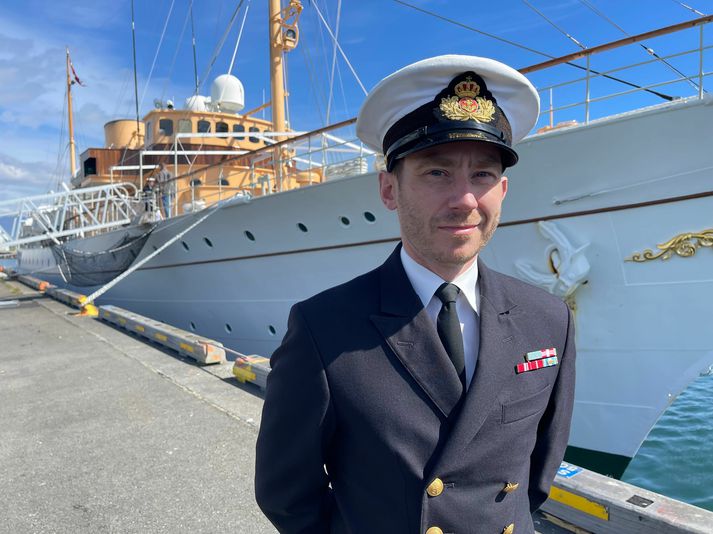 Martin Engelhardt er vaktmaður á Dannebrog.