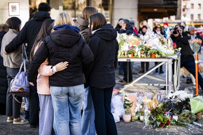 Eldsvoðinn varð á skemmtistaðnum Le Constellation í Crans-Montana á nýársnótt.