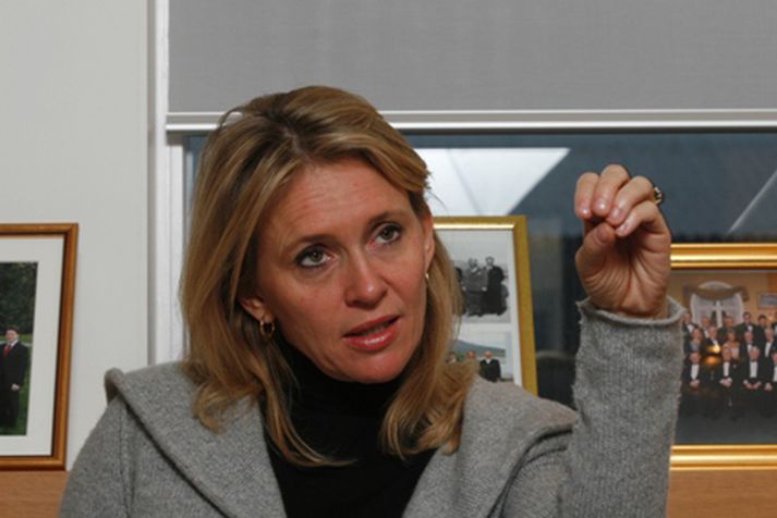 Þorgerður Katrín Gunnarsdóttir menntamálaráðherra.