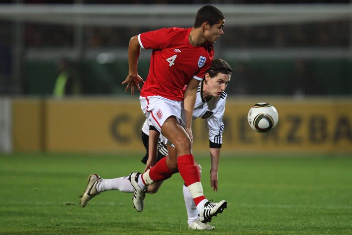 Rodwell í leik með U-21 árs liði Englands.