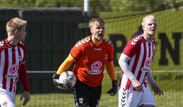 Karl Brynjar Björnsson og Trausti Sigurbjörnsson eru að gera góða hluti með Þrótti.