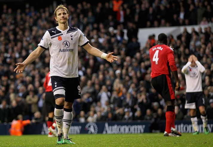 Rússinn er ekki sáttur á bekknum.