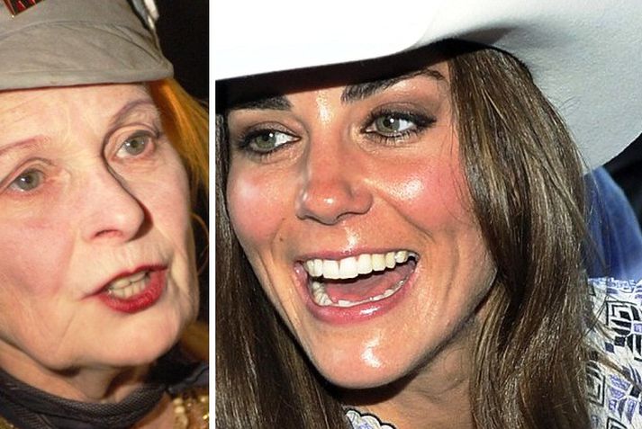 Vivienne Westwood og Kate Middleton.