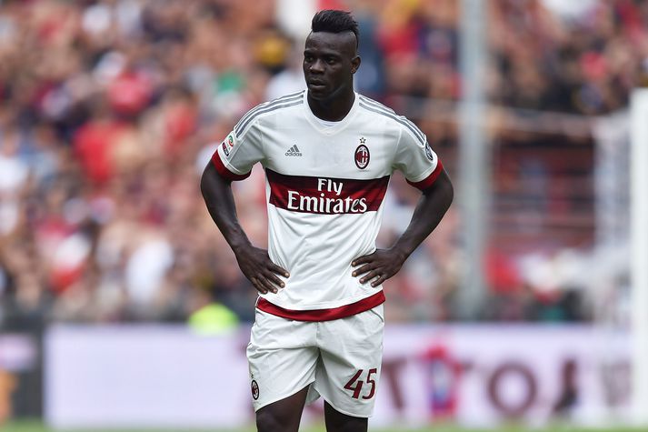 Balotelli í leik með AC Milan á dögunum.