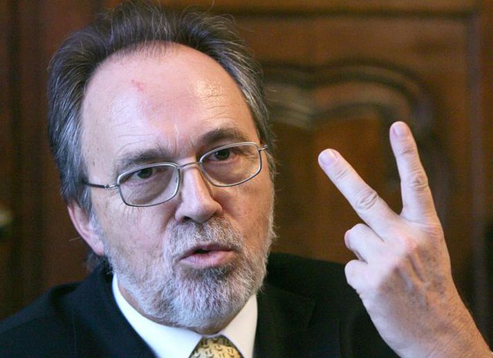 Dick Marty, svissneski þingmaðurinn sem stýrir rannsókn Evrópuráðsins.