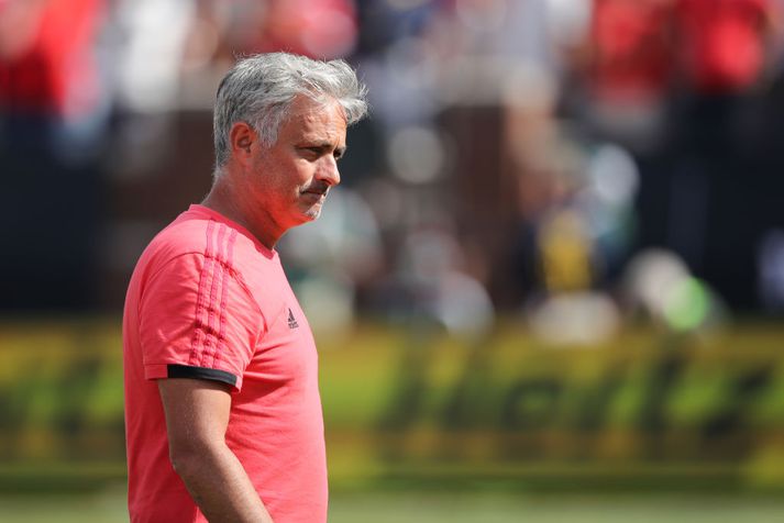 José Mourinho var ekki sáttur.