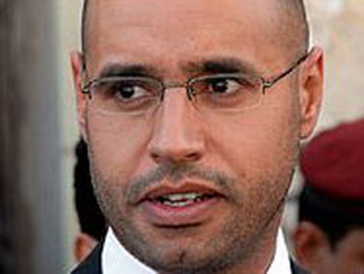 Sayf al-Islam Gaddafi.