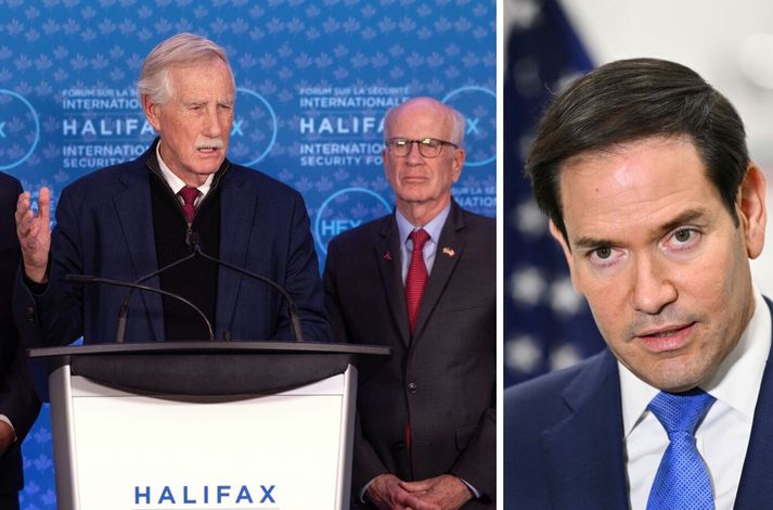 Angus King, öldungadeildarþingmaður, sagði á blaðamannafundi í gærkvöldi að Marco Rubio, utanríkisráðherra, hefði lýst friðartillögunum sem „óskalista Rússa“. Skömmu síðar staðhæfði Rubio að tillögurnar hefðu verið samdar af Bandaríkjamönnum.