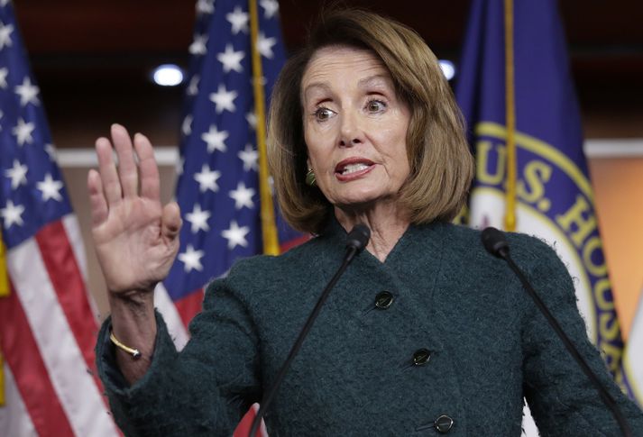 Nancy Pelosi, forseti fulltrúadeildarinnar.