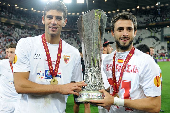 Federico Fazio og félagar í Sevilla unnu Evrópudeildina á síðasta tímabili