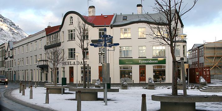 Miðbær Ísafjarðar.