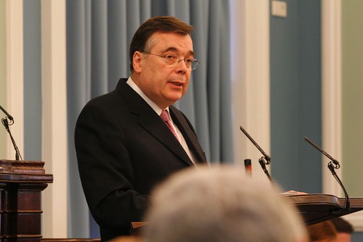 Geir Haarde forsætisráðherra.
