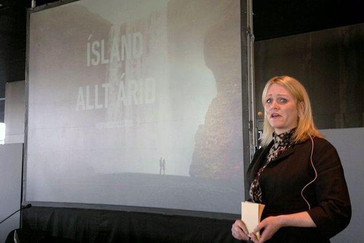 Katrín Júlíusdóttir iðnaðarráðherra kynnti verkefnið í dag.