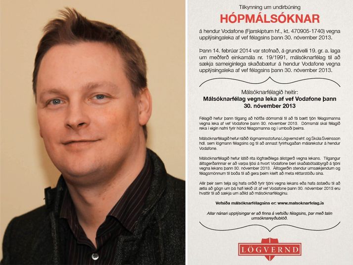 Skúli Sveinsson er lögmaður hópsins