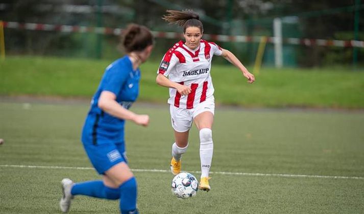 Lorena Baumann lék með Þrótti á seinasta tímabili.