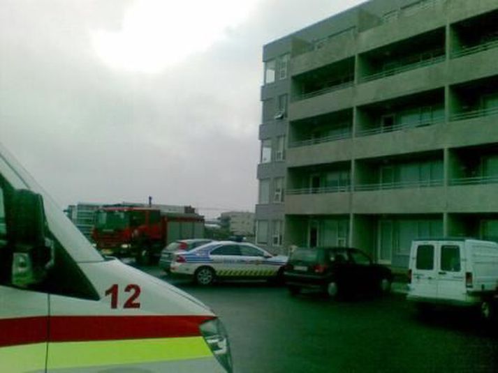 Íbúi heyrði fyrst af eldsvoða í fréttunum.