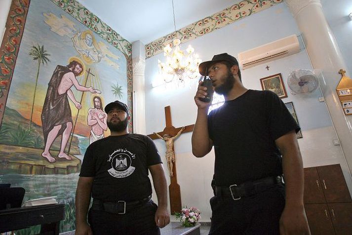 Hamas-samtökin buðu erlendum blaðamönnum í ferð um Gaza-svæðið í gær. Tilgangur ferðarinnar var að sýna fram á að Gaza-borg væri „örugg, hrein og græn“ eftir valdatöku Hamas.