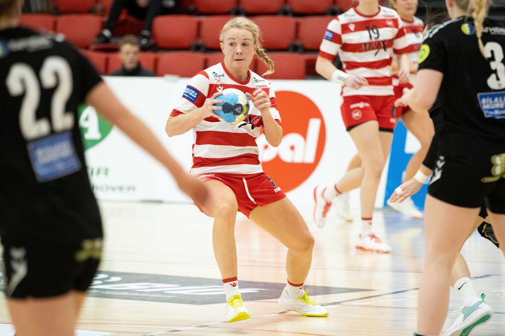 Kristín hefur marga fjöruna sopið í handboltanum.