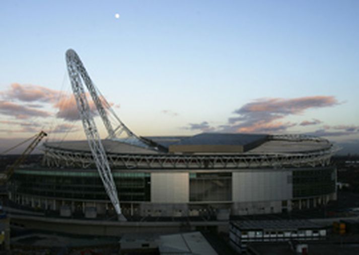 Nýji Wembley-leikvangurinn er hinn glæsilegasta smíð.