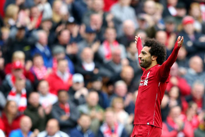 Mohamed Salah skorar alltaf fyrir Liverpool gegn Southampton
