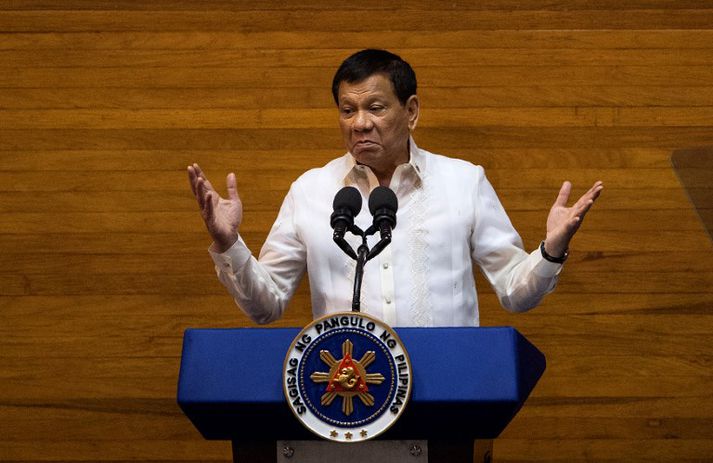 Fjölmargir hafa látið lífið í blóðugri herferð Duterte gegn fíkniefnum.