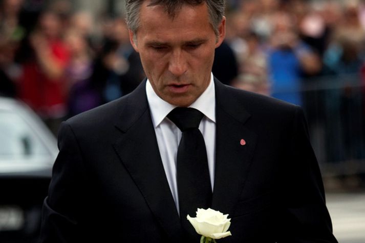 Jens Stoltenberg, forsætisráðherra.