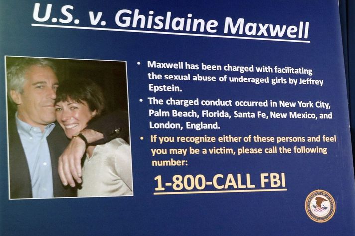 Jeffrey Epstein og Ghislaine Maxwell.