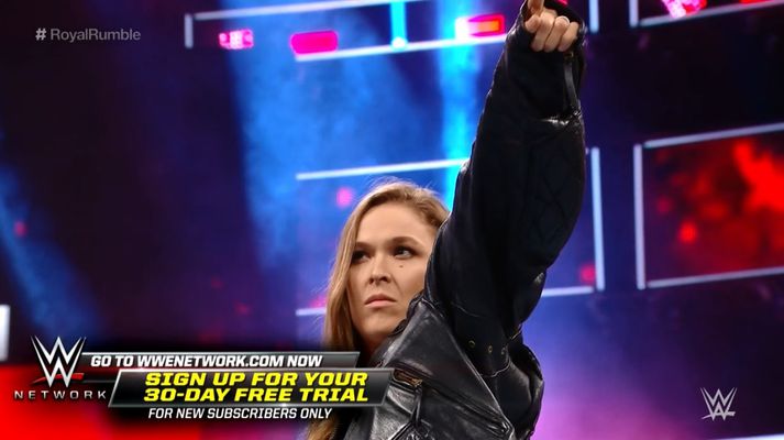 Ronda er mætt í WWE.