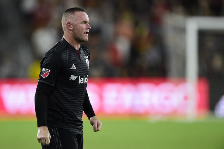 Wayne Rooney fékk sitt annað rauða spjald í MLS-deildinni í nótt.