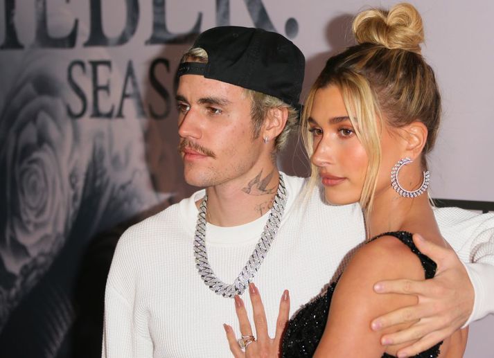 Justin Bieber og Hailey Baldwin.