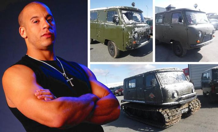 Vin Diesel, helsta stjarna Fast and the Furious-kvikmyndabálksins, hefur mögulega þurft að etja kappi við illmenni á þessum bílum.