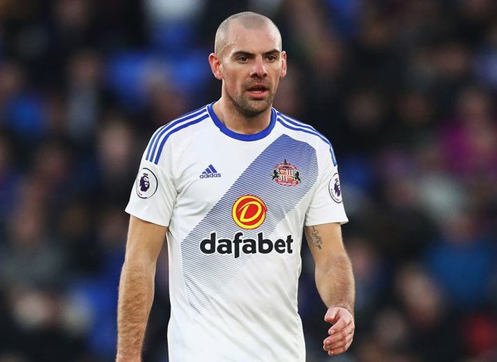 Darron Gibson kom til Sunderland frá Everton í janúar.