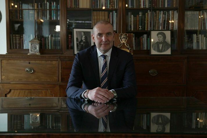Guðni Th. Jóhannesson lætur af embætti forseta á morgun, eftir átta ár í embætti.
