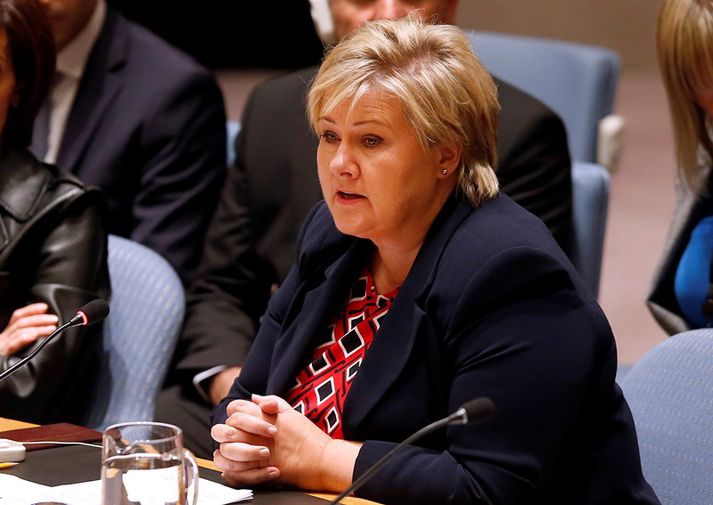 Erna Solberg, forsætisráðherra Noregs.