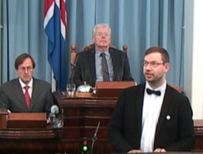 „Ég skil ekki hvað ég er að gera hérna, má ég vera hérna eða hvað?“ spurði Björn í morgun.