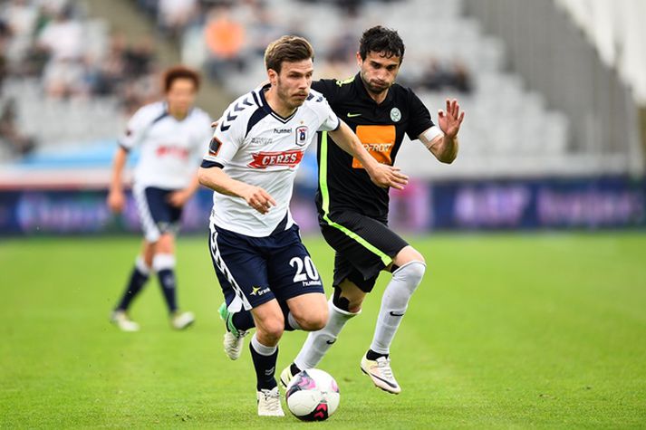 Elmar kom til AGF frá Randers fyrir tveimur árum.
