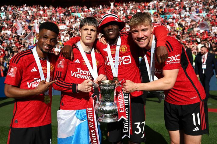 Manchester United spilar í Evrópudeildinni á komandi leiktíð eftir að hafa unnið enska bikarinn í vor.