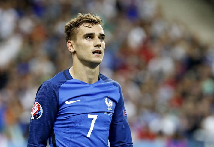 Griezmann skoraði sex mörk fyrir Frakka á EM.