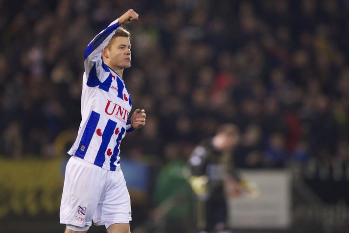 Alfreð Finnbogason í leik með Heerenveen.