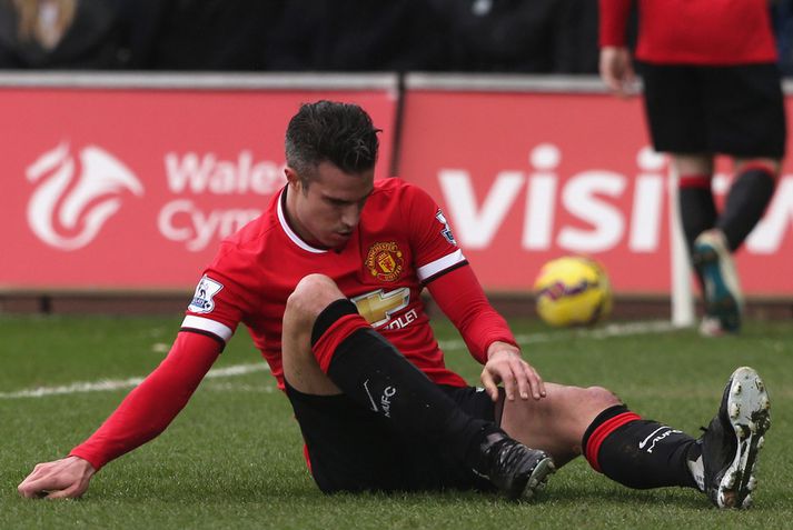Robin van Persie meiddist í lok febrúar.