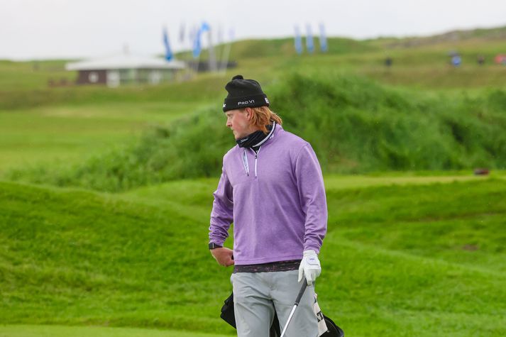 Sigurður Arnar átti glæsilegan golfhring í Póllandi í dag. 